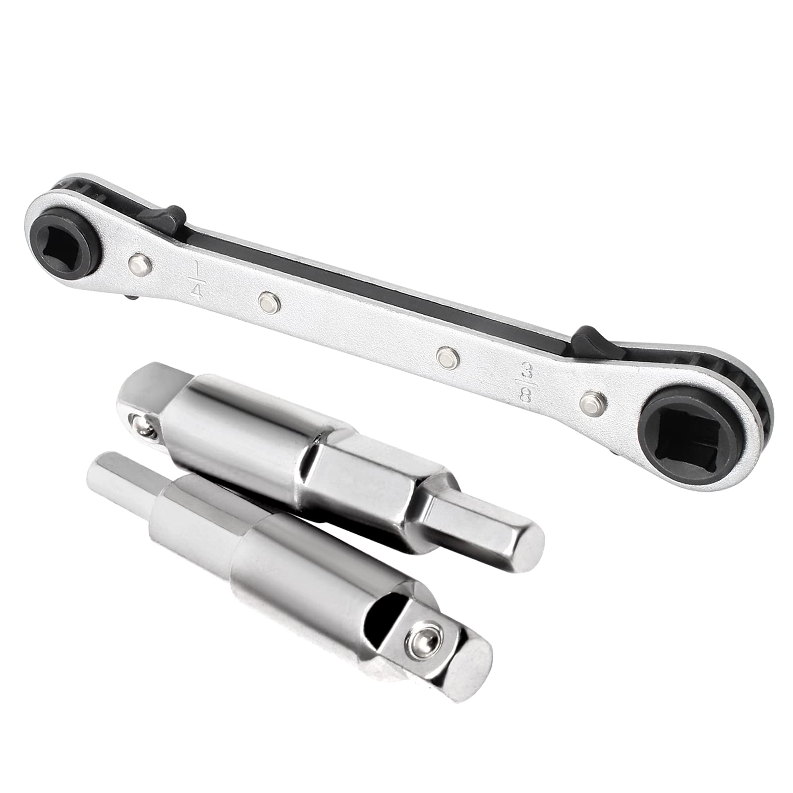 3-Piece Ratcheting Wrench Set - 3/16