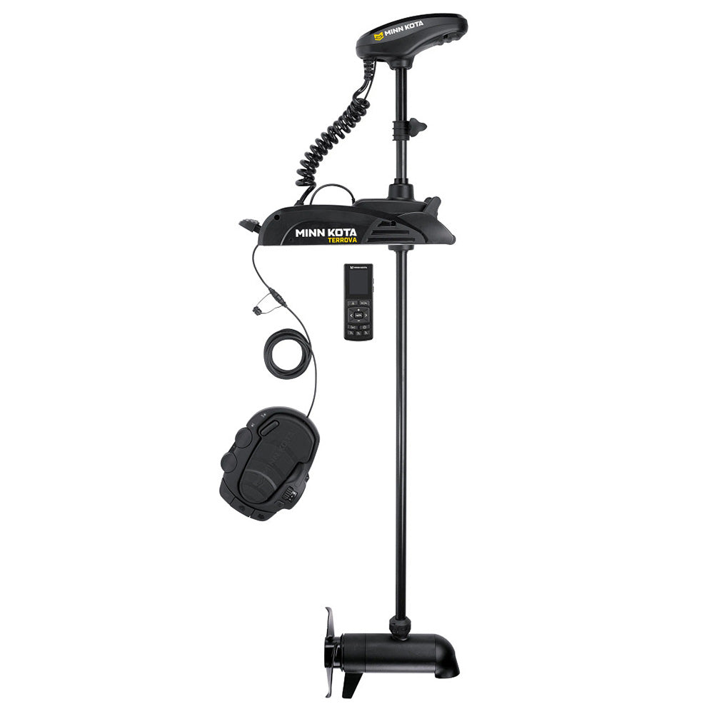 Minn Kota Terrova 112 LB Thrust 36V Trolling Motor with Wireless Remote - Perfect for Freshwater and Saltwater Fishing Boats