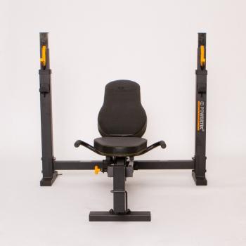 Powertec WB-OB20 Olympic Weight Bench - Heavy Duty Adjustable Workout Bench for Home Gym Strength Training - Perfect for Weightlifting, Bodybuilding & CrossFit Exercises