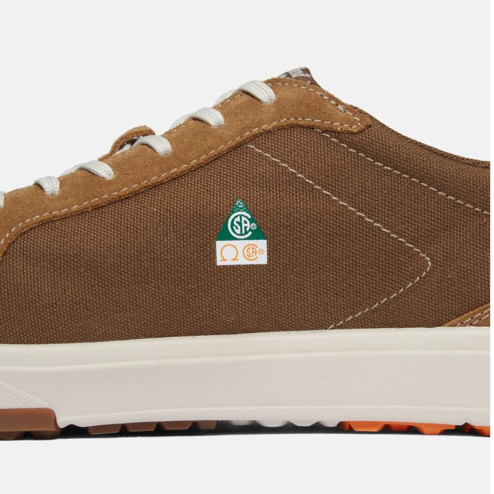 Timberland PRO Berkeley Chukka Unisex Composite Toe Skate Work Shoes - Slip Resistant & Comfortable for Construction, Warehouse & Outdoor Work (Brown)