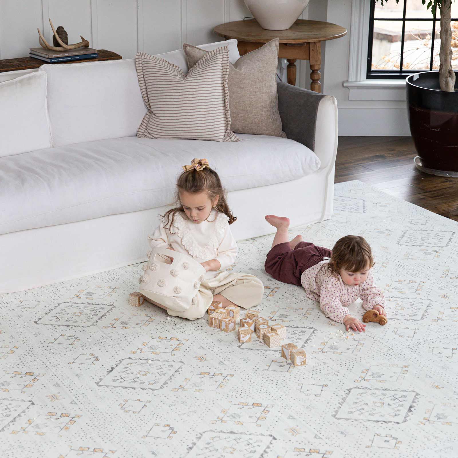 Little Nomad Play Mat | Ula - Non-Toxic Baby Play Mat for Crawling & Tummy Time | Soft & Safe Floor Mat for Nursery, Living Room & Daycare