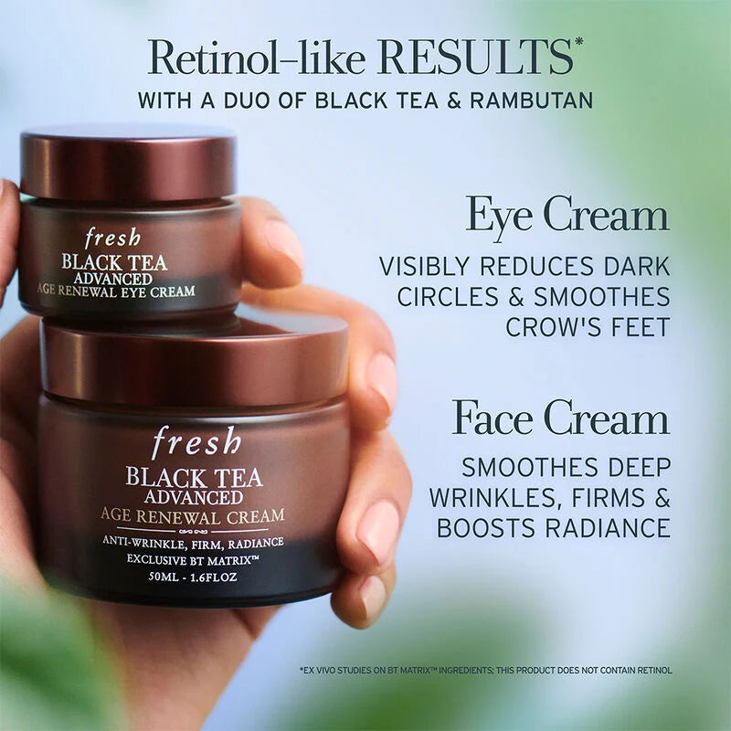 Premium Anti-Aging Black Tea Face Cream - Rejuvenating Moisturizer for Wrinkles & Fine Lines - Perfect for Night Routine & Daily Skincare Regimen
