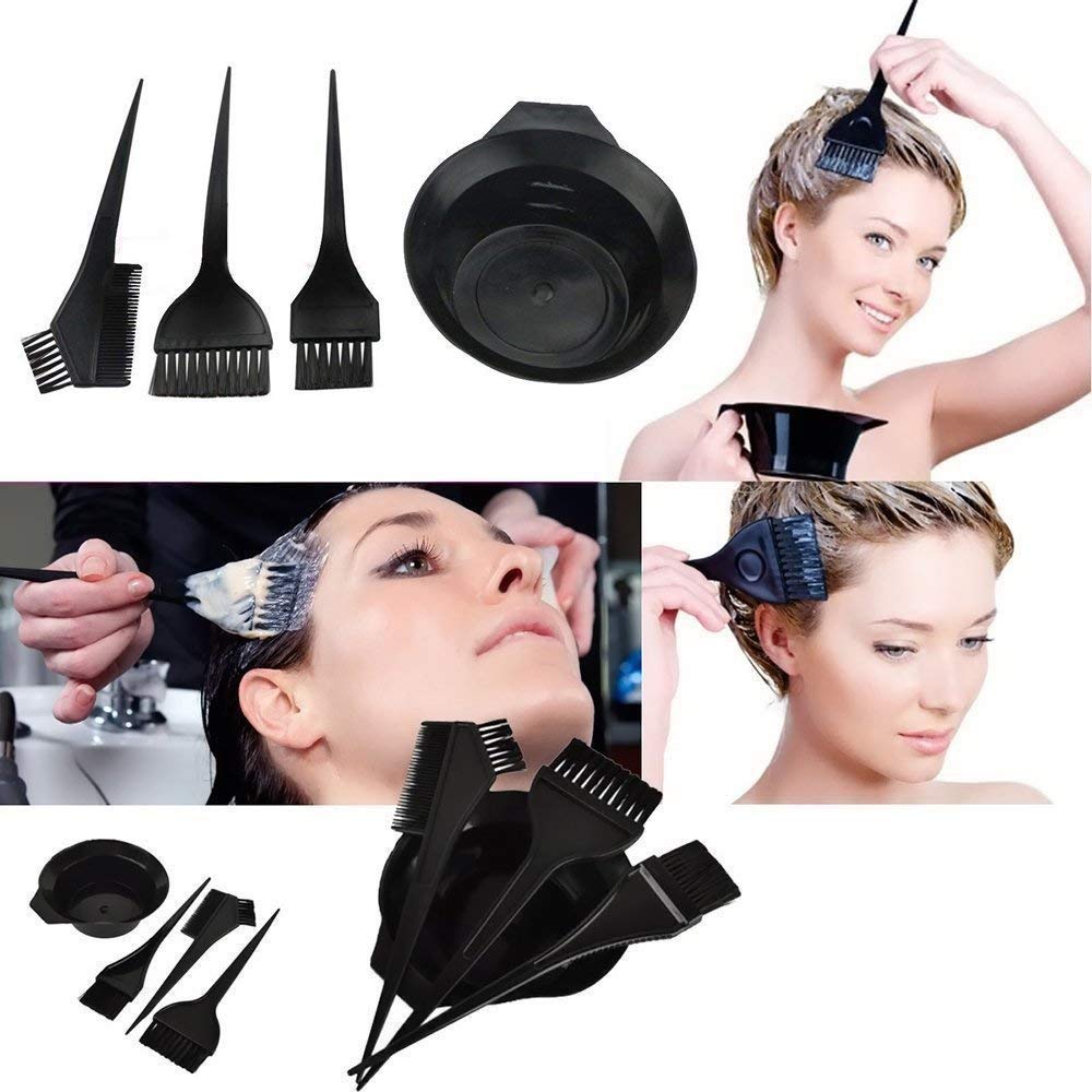 Professional Salon Facial Sponge & Bleach Kit - Includes Facial Bands, Bleach Bowls, Dye Brushes, Cutting Sheet & Empty Bottles (30g) for Men & Women - Perfect for Hair Coloring, Facial Treatments & Salon Services