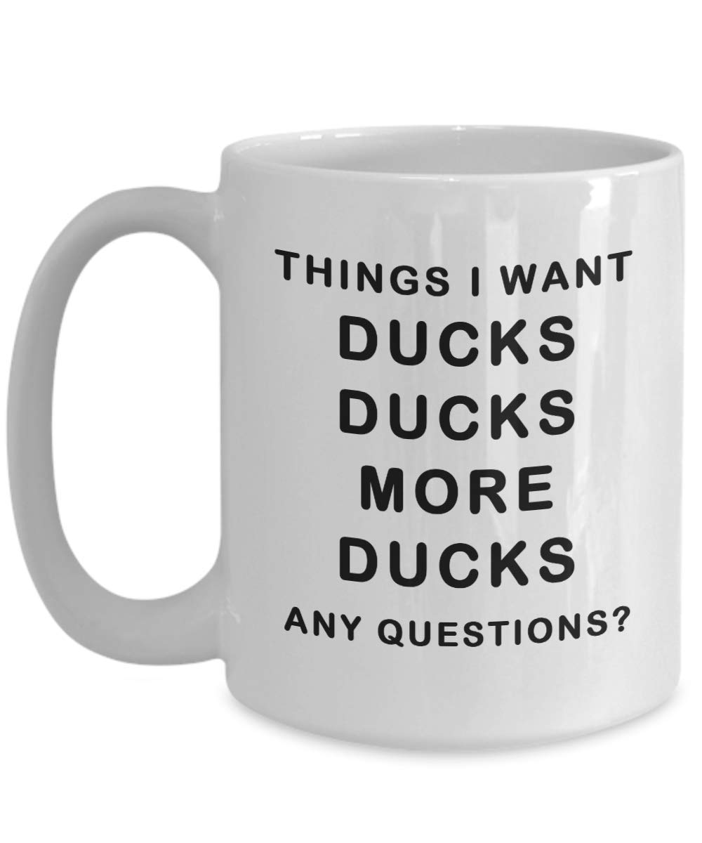 Funny Duck Lover Coffee Mug - Cute Novelty Gift for Her, Him, Women & Men - Perfect for Office, Home & Gag Gifts - Ceramic Coffee Cup with Unique Design