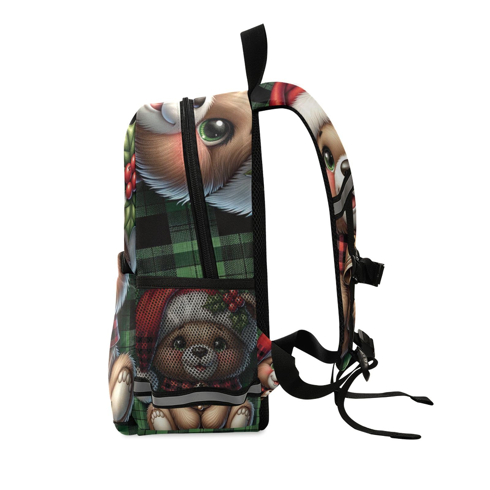 **ODAWA Cute Llamas with Santa Hat Toddler Backpack - Kids Backpack with Leash for Boys & Girls - Perfect for School, Travel, and Daycare**