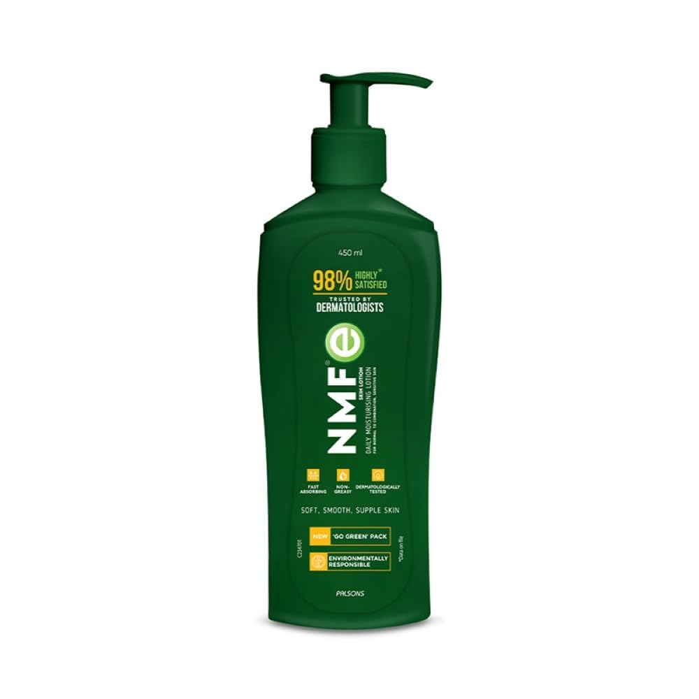 NM-Fe/Moisturizing Lotion 450ml | Natural Moisturizing Factors with Quick Absorption, Non-Greasy & Lightweight Formula | Unisex Hydrating Face & Body Lotion for Dry Skin | Perfect for Daily Skincare Routine & Post-Workout Hydration
