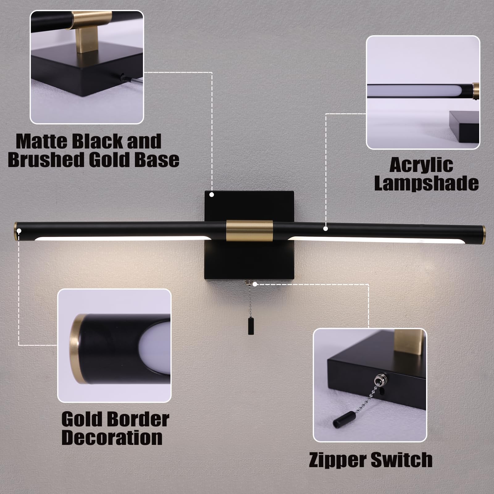 Modern Black Gold 24
