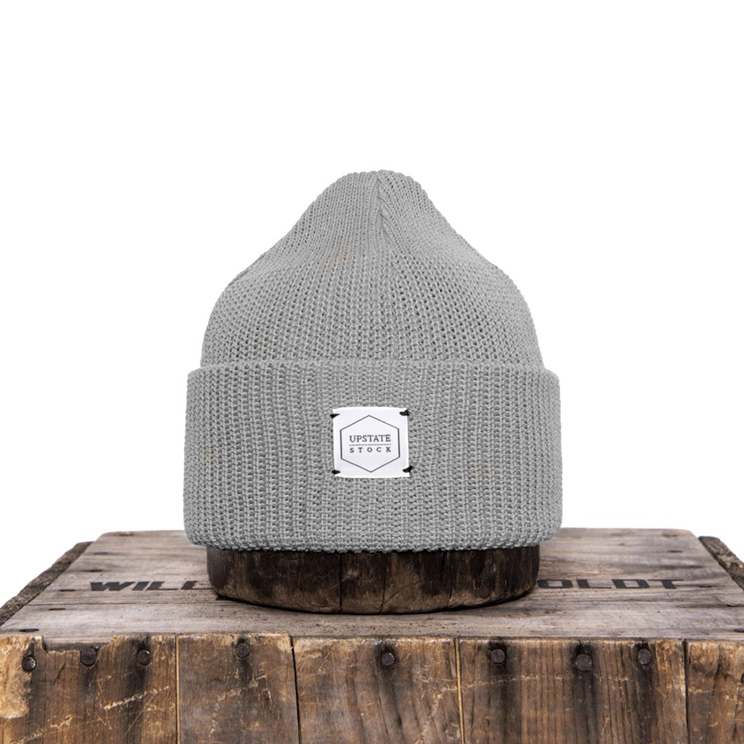 Upstate Stock Eco-Friendly Cotton Beanie for Men & Women - Soft Winter Knit Hat for Cold Weather - Perfect for Skiing, Hiking, and Outdoor Activities