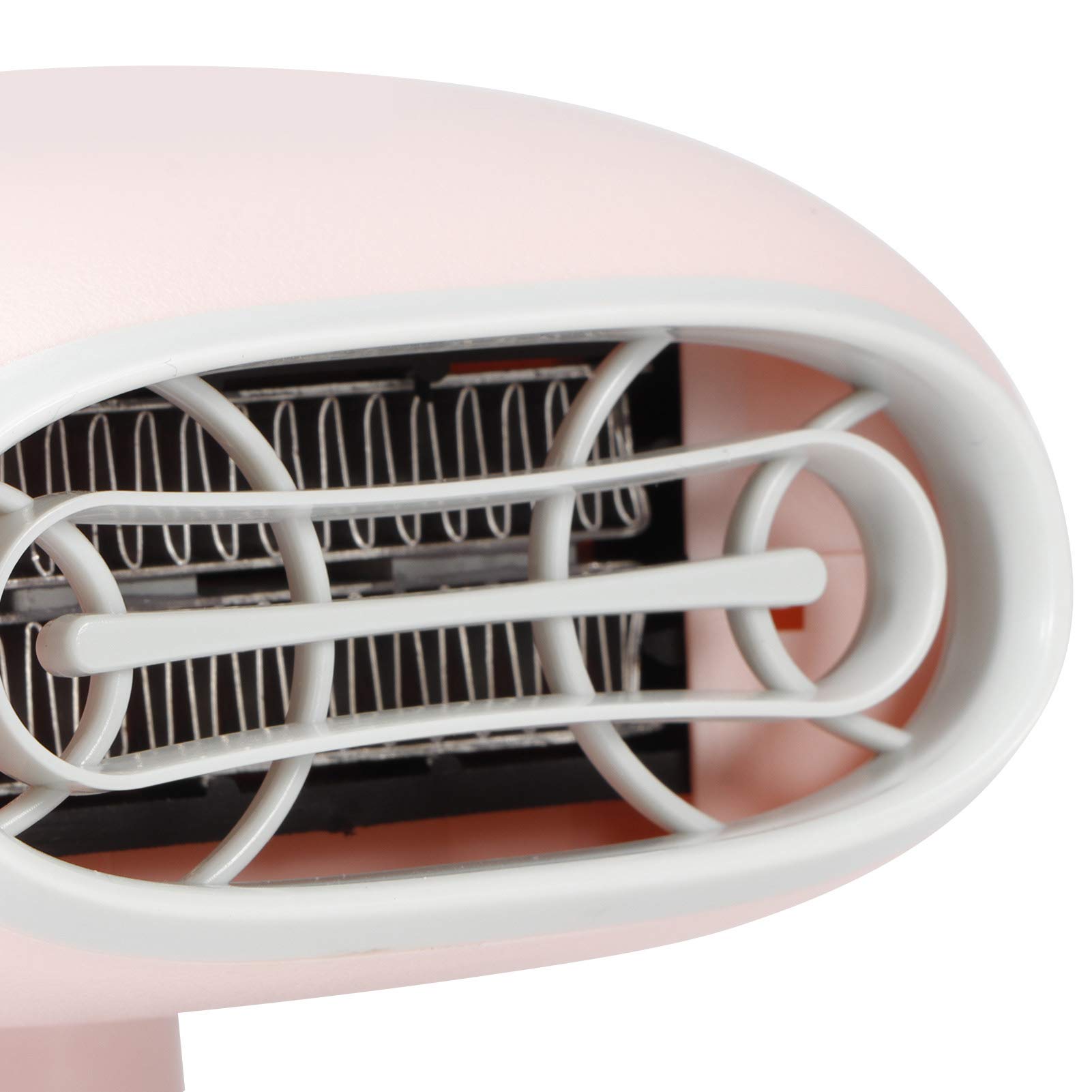 Aoutecen High Temperature Car Defroster & Heater - Multifunctional Window Defroster for All Vehicles | Fast Heating & Durable Design (Pink, Leaning Tower Style) | Perfect for Winter Driving & Frost Removal