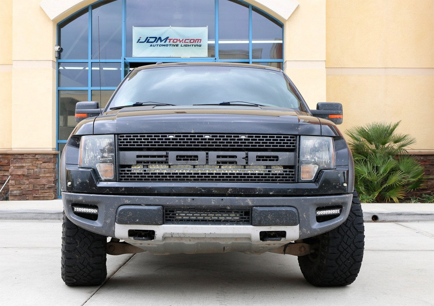 240W 40-Inch LED Light Bar with Behind Grille Mount Bracket for 2009-2014 Ford F150 & Raptor - Off-Road Lighting for Trucks, Hunting, Camping & Night Driving