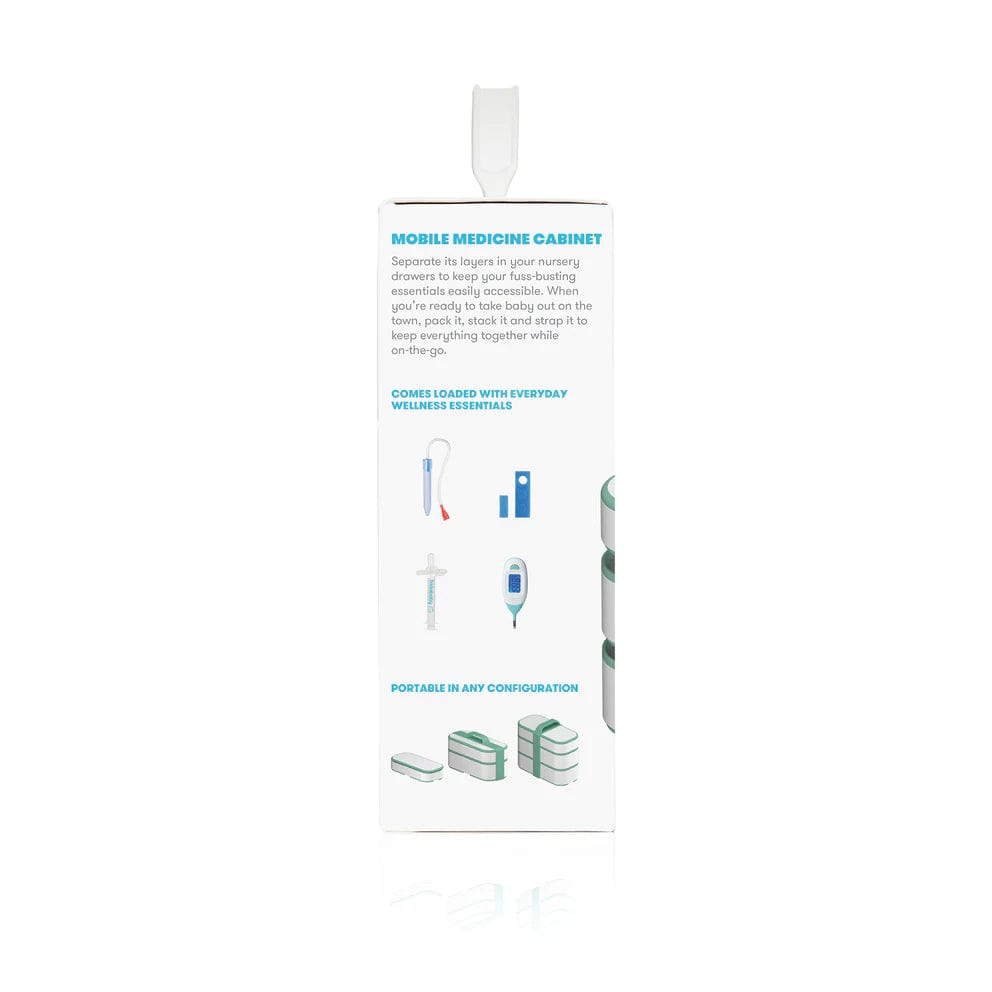 Fridababy Portable Medicine Cabinet - Compact First Aid Kit for Babies & Kids - Essential for Travel, Diaper Bags & Home Safety