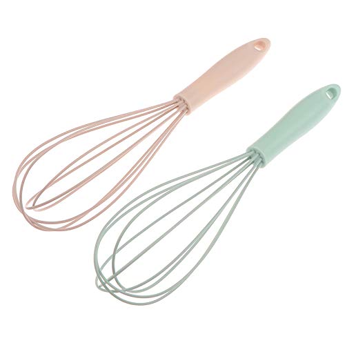 Lustar Silicone Egg Beater Whisk - Handheld Mixer for Baking, Cooking & Whipping Eggs - Blue Kitchen Tool for Perfect Omelets, Pancakes & Cake Batter