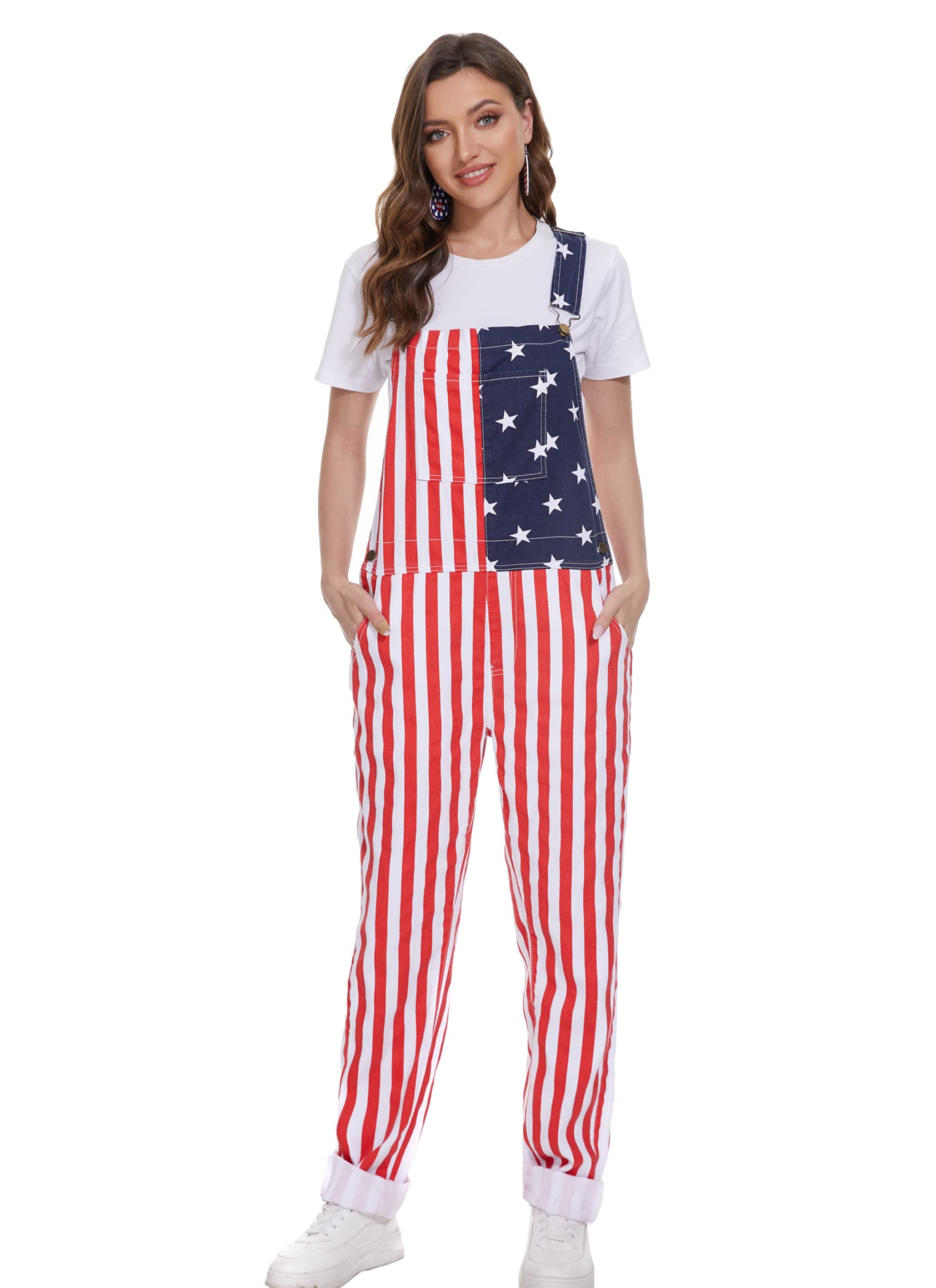 Women's Fashion Bib Overalls - Stylish Jumpsuit & Coveralls for Casual Wear, Work, Festivals & Holiday Outfits | Perfect for Outdoor Activities, Concerts & Seasonal Events