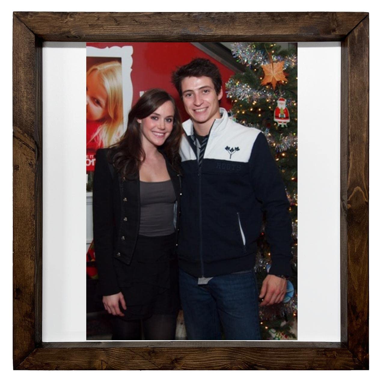 FC Carino Virtue Moir Wood Frame Print 12x12 - White Background Wall Art for Living Room, Bedroom & Office Decor - Perfect Gift for Figure Skating Fans