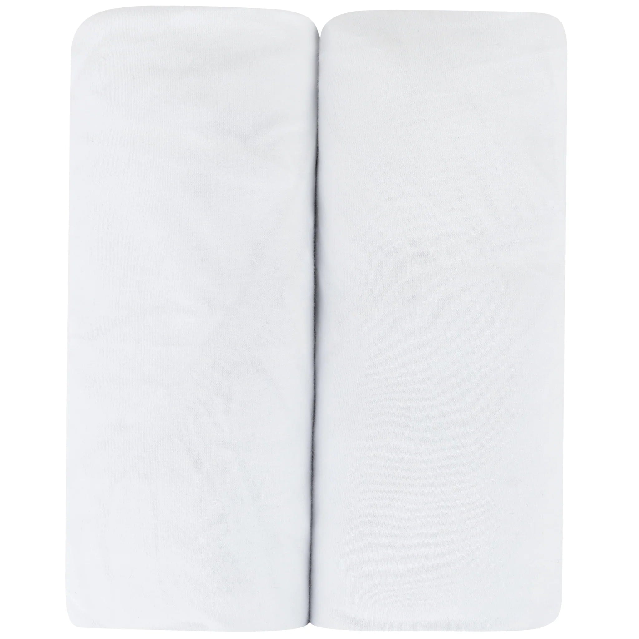 Elys & Co 2 Pack Soft 100% Cotton Pack N Play Sheets - Breathable & Hypoallergenic for Baby Crib & Portable Playard - Perfect for Nursery, Travel & Daycare Use