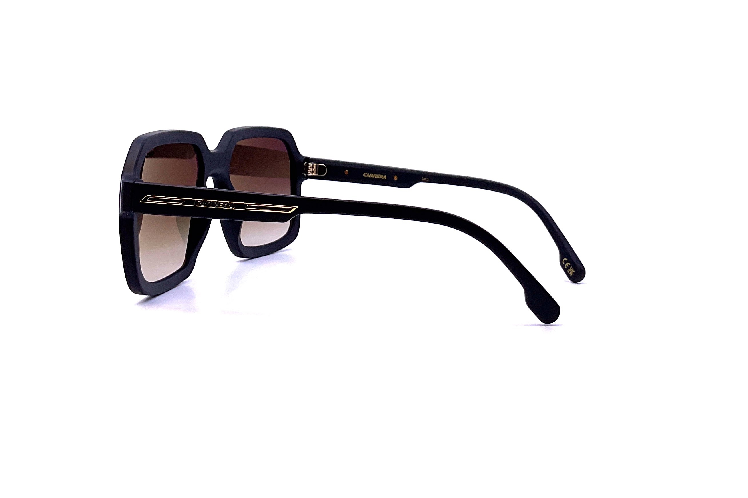 Carrera Victory C 08/S Matte Black Sunglasses - Polarized UV Protection Sports & Driving Shades for Men & Women - Perfect for Outdoor Activities, Cycling, and Beach Vacations