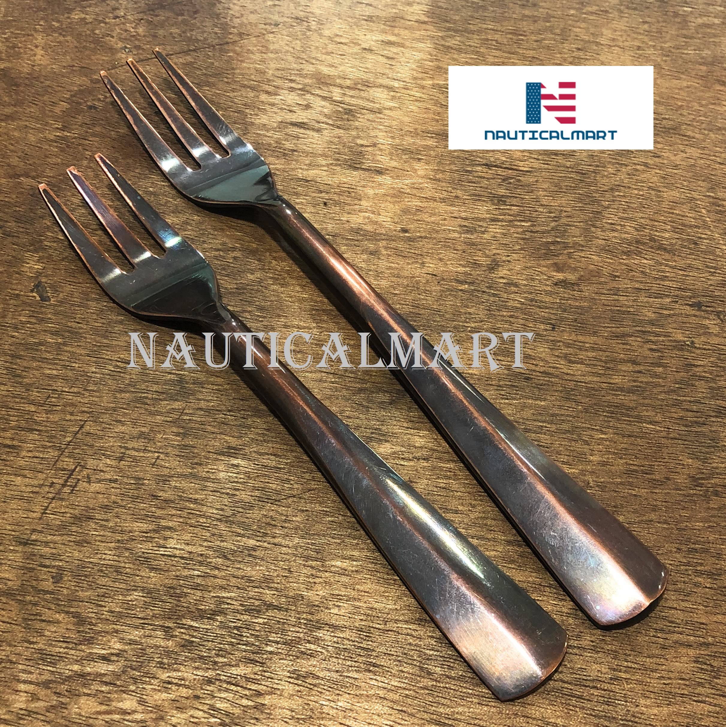 Premium Stainless Steel Silverware Flatware Cutlery Set - 24-Piece Copper Antique Finish Knife Fork Spoon Set for Daily Use, Dinner Parties & Entertaining | Dishwasher Safe & Durable Kitchen Utensils | Perfect for Formal Dining, Wedding Gifts & Restaurant Settings