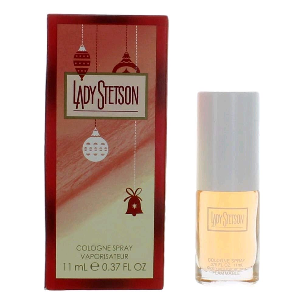 Lady Stetson Cologne Spray by Coty - 0.375 Fl Oz | Fresh Floral Scent for Women | Perfect for Daily Wear, Office & Special Occasions
