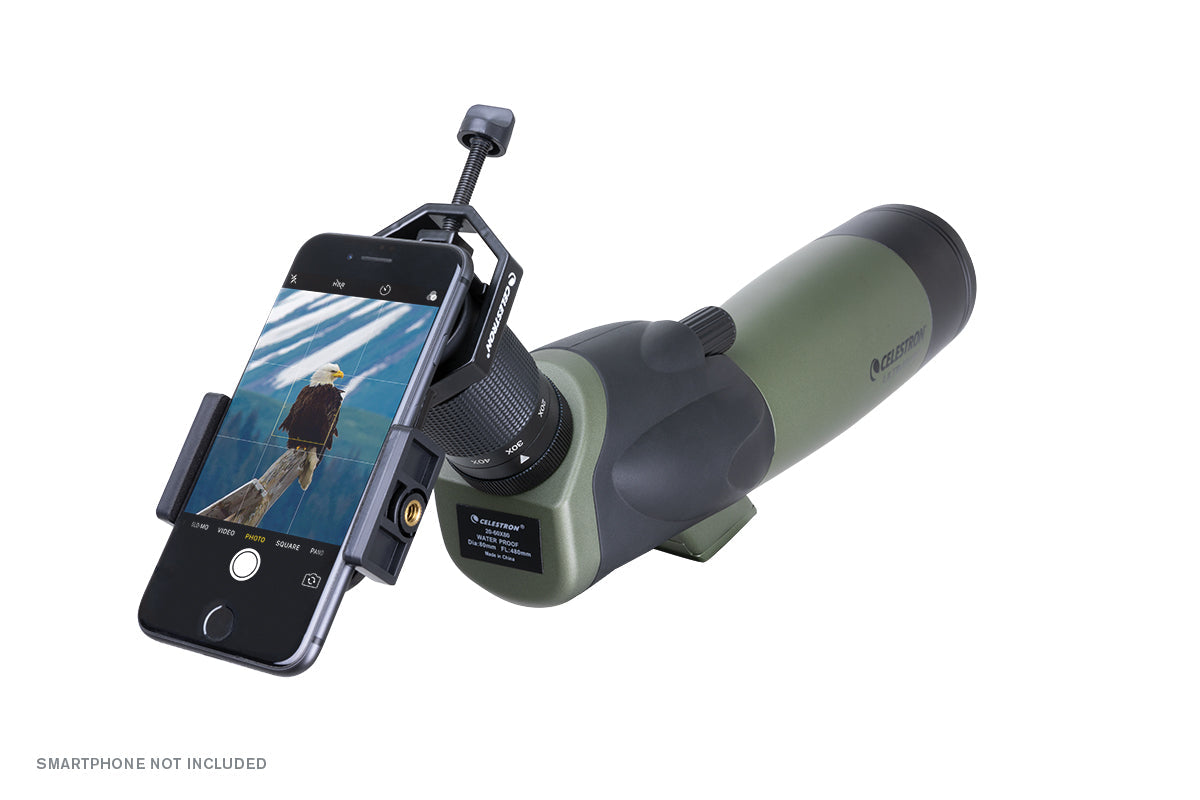 Celestron Ultima 20-60x80mm Angled Zoom Spotting Scope - High Power Magnification for Bird Watching, Hunting & Target Shooting | Waterproof & Fog Proof Design