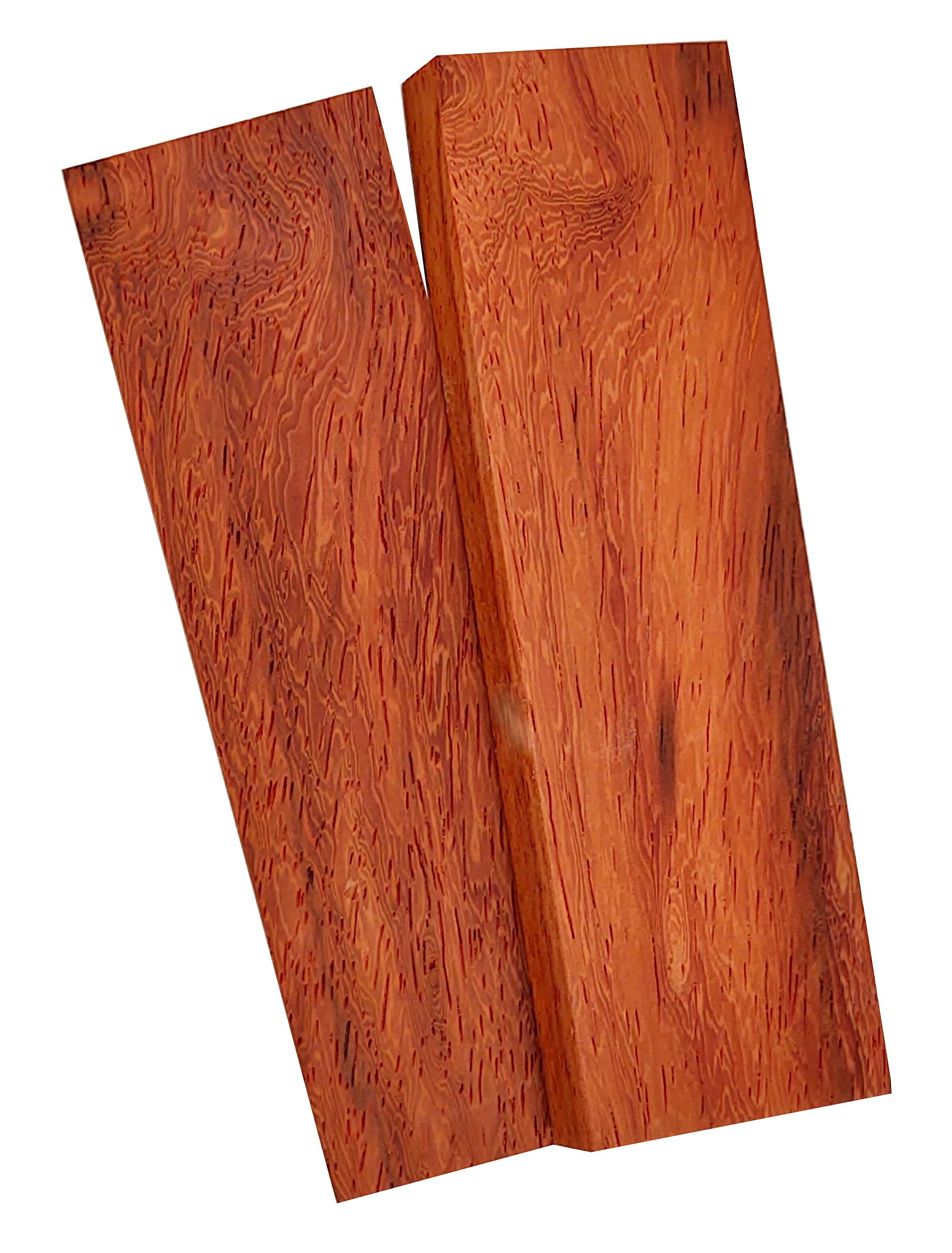 Premium Padauk Wood Knife Scales - Durable & Handcrafted Replacement Handles for Custom Knives - Perfect for EDC, Hunting, and Outdoor Survival Gear