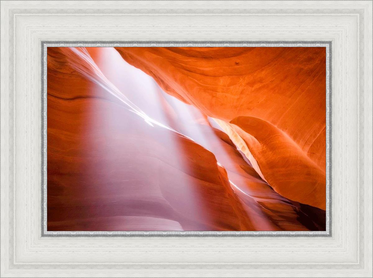 Stunning Antelope Canyon Light Shafts Photography - Natural Sunbeams in Slot Canyon - Perfect for Wall Art, Travel Inspiration & Desert Landscape Decor