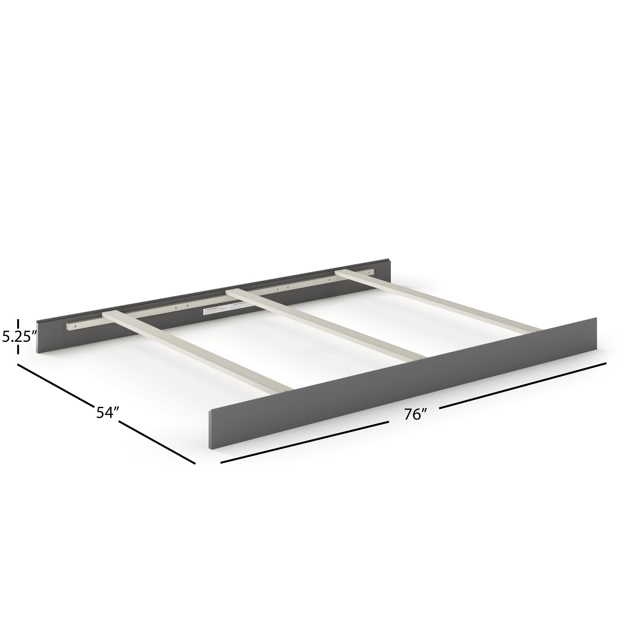 Child Craft Full Size Bed Rails – Converts Calder & Woodland 4-in-1 Convertible Crib to Full Bed | Sturdy Pinewood Construction | Non-Toxic Baby-Safe Finish (Brushed Pebble) | Perfect for Nursery Room Transition & Toddler Safety