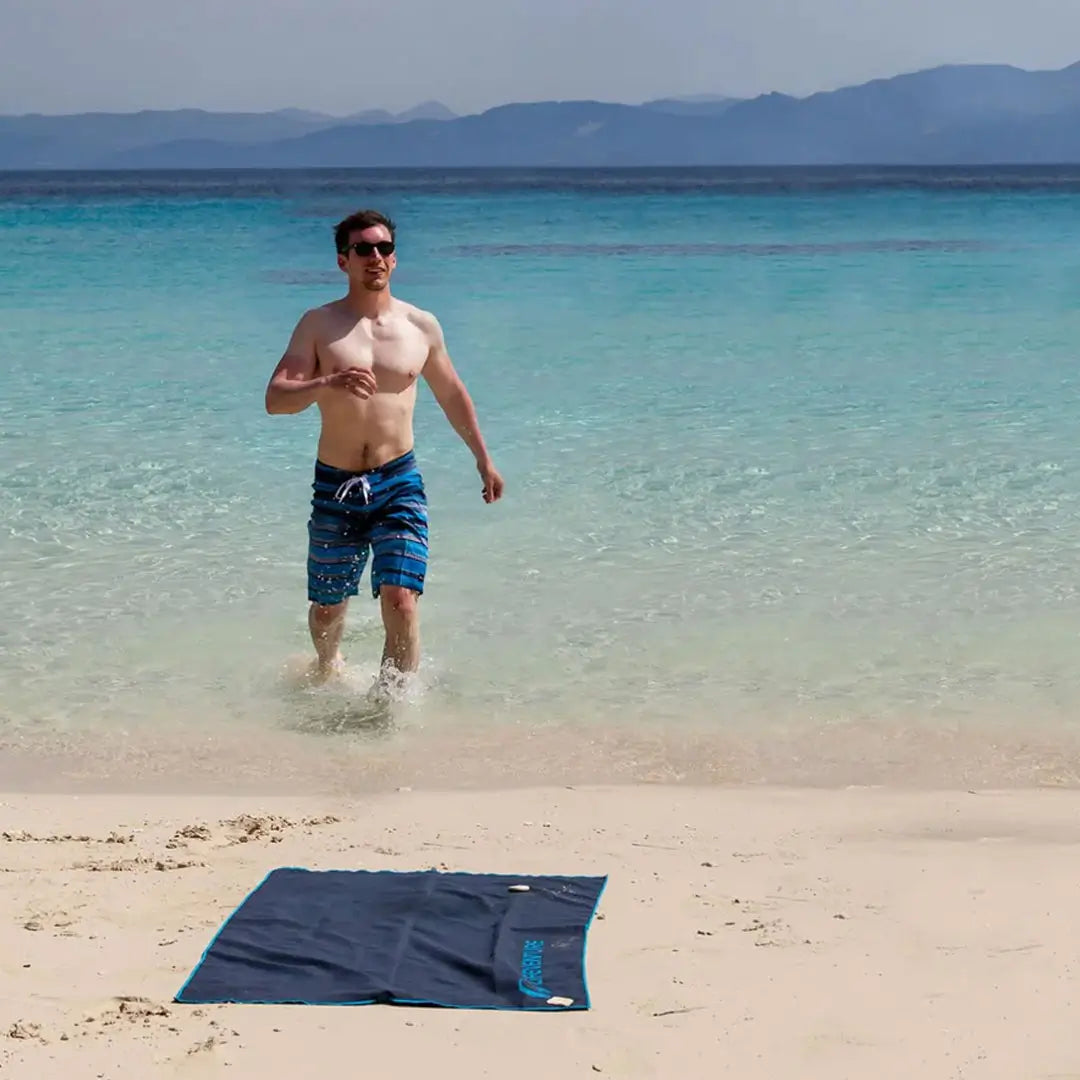 Lifeventure SoftFibre Recycled Travel Towels - Large Size, Quick Dry & Eco-Friendly - Perfect for Camping, Hiking, Beach & Gym