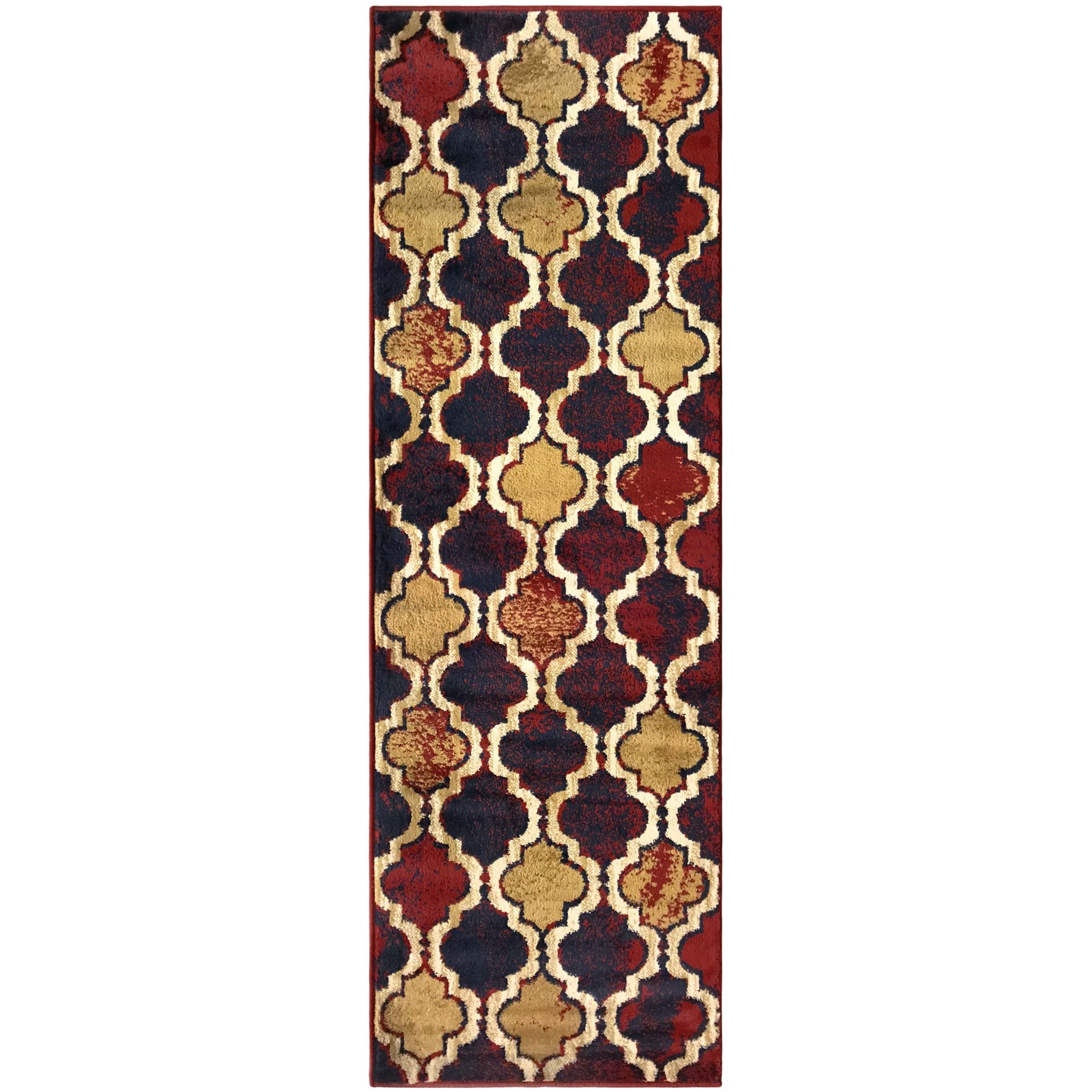 Viking Geometric Trellis Indoor Area Rug & Runner - Non-Slip Boho Chic Carpet for Living Room, Bedroom, Hallway - Perfect for Nordic Home Decor & Cozy Spaces