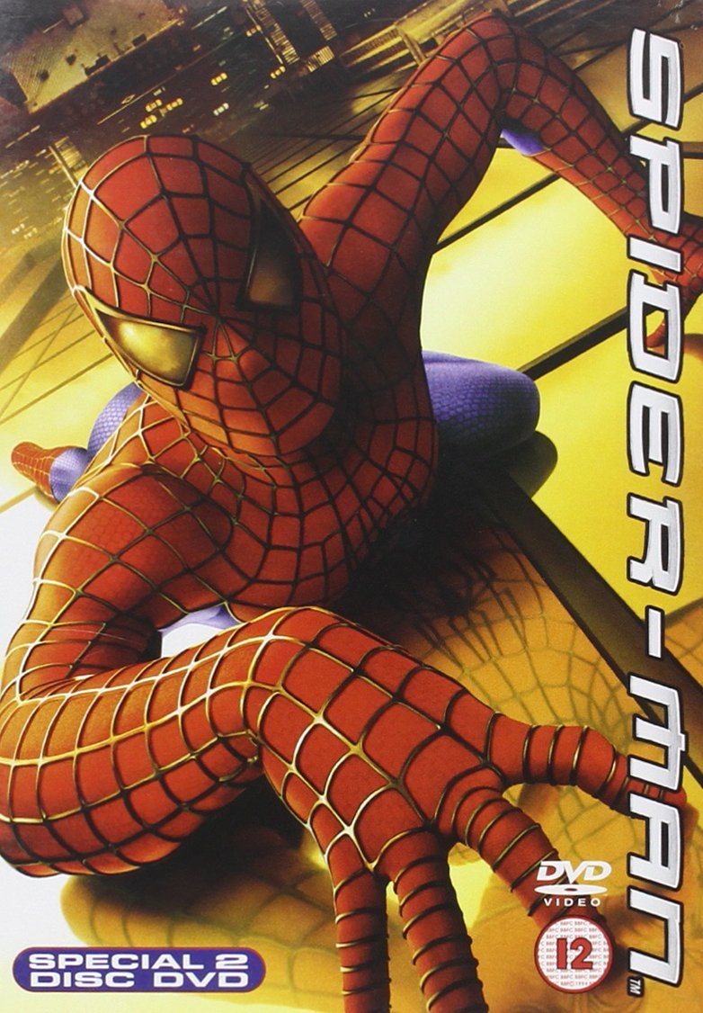 Spider-Man Blu-ray DVD [Region 2] - Action Superhero Movie for Marvel Fans | Perfect for Movie Nights, Birthday Gifts & Comic Book Collections
