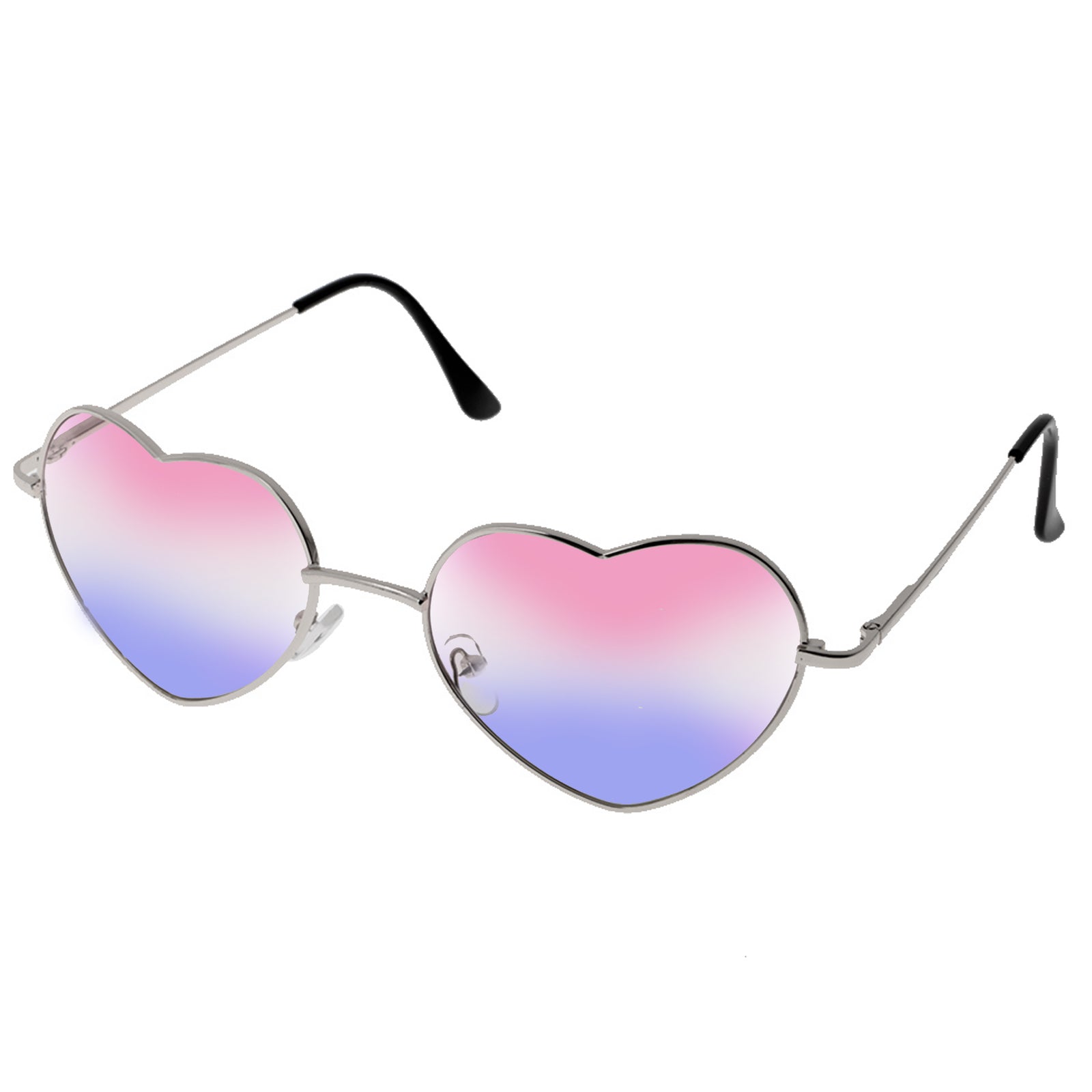 Heart Shaped Sunglasses for Women & Men - Vintage 60s Style Retro Glasses - Perfect for Parties, Costumes & Photo Shoots