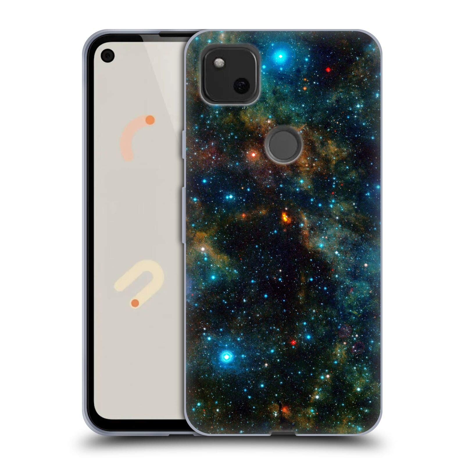 Cosmo18 Star Space Gel Case for Google Pixel 4a - Durable Protection for Everyday Use