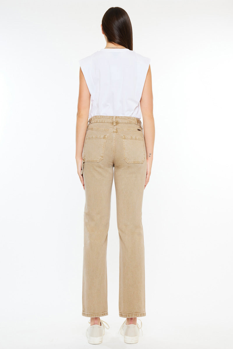 Ashley High Rise True Straight Jeans for Women - Classic Stretch Denim Pants, Comfortable & Flattering Fit - Perfect for Casual Wear, Office, and Everyday Outfits