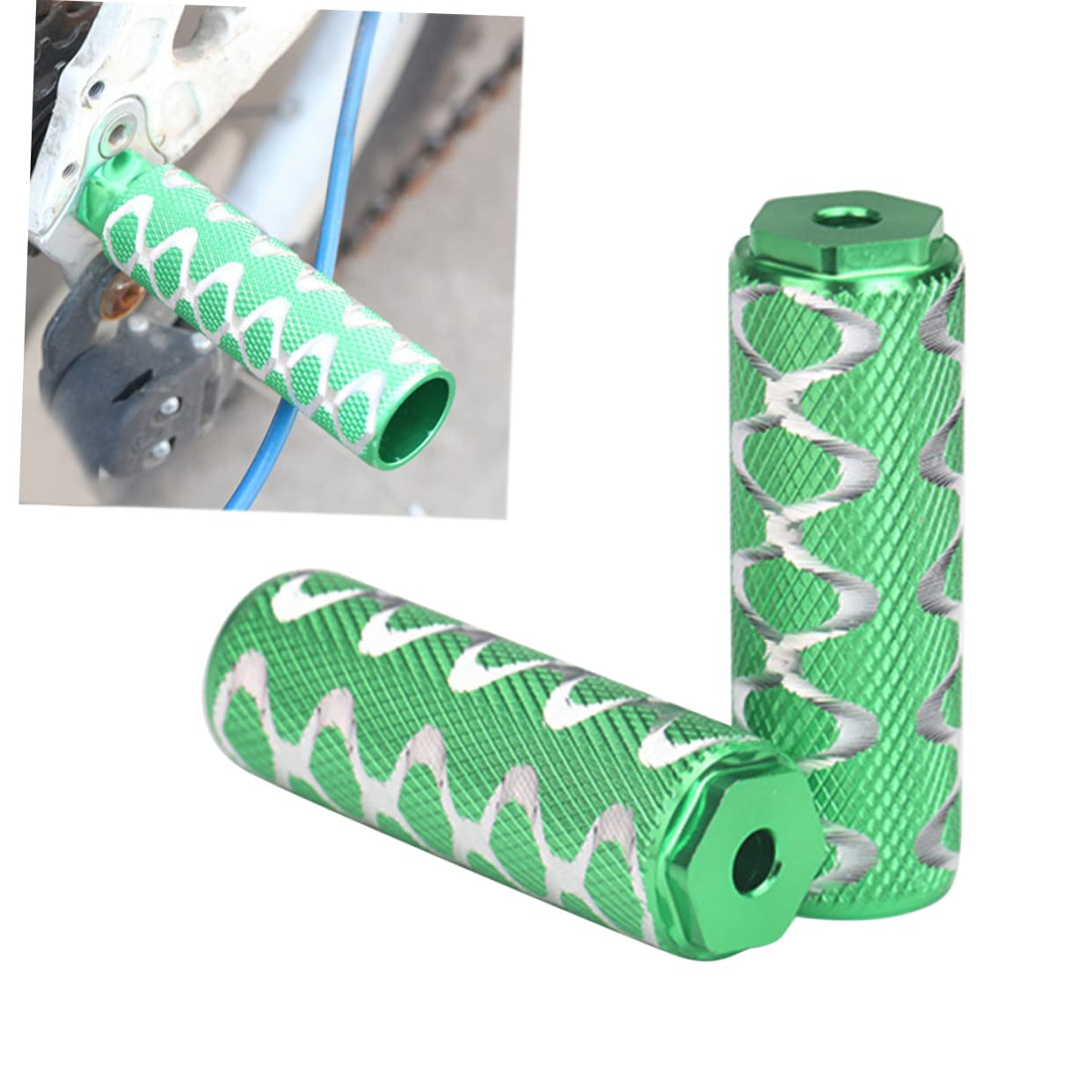BESPORTBLE Bike Tailgate Pad - 1 Pair Mountain Bike Pegs & Grips for Secure Transport - Durable Bicycle Accessories for Skis, Snowboards & Outdoor Adventures