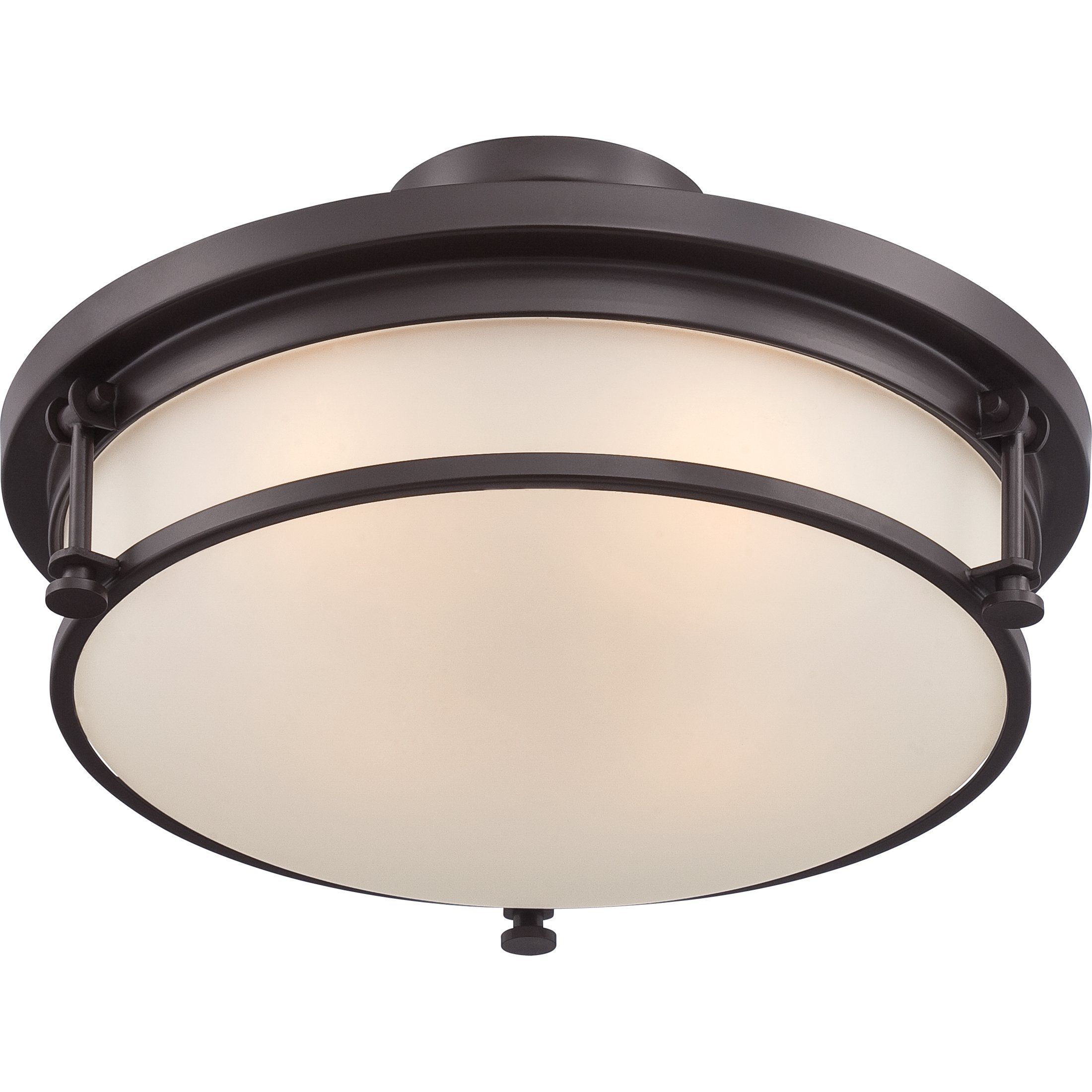 Quoizel Sailor 4-Light Western Bronze Semi-Flush Mount Ceiling Light Fixture - Perfect for Farmhouse, Rustic & Coastal Home Decor - Kitchen, Dining Room, Bedroom Lighting