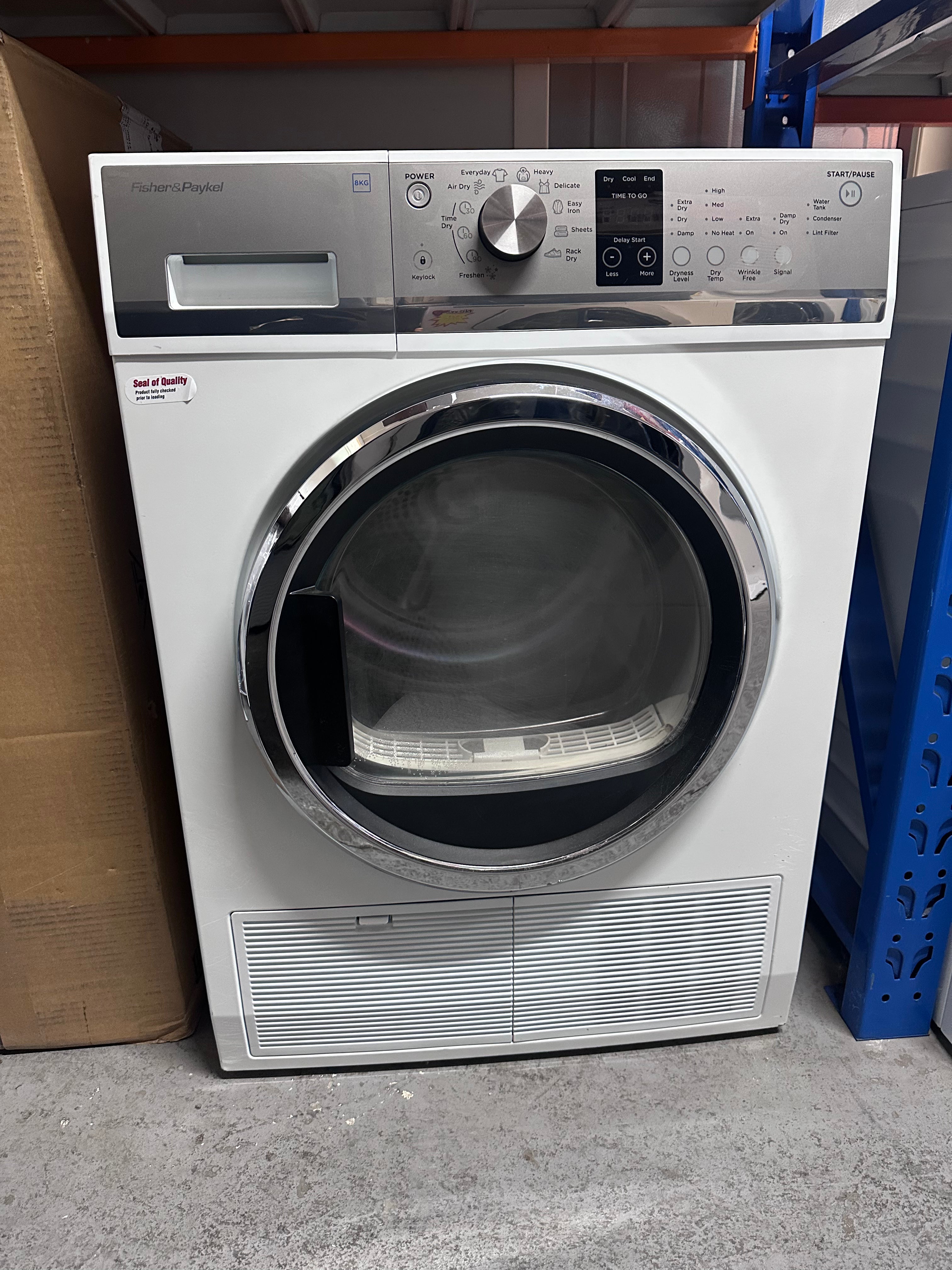 Refurbished Fisher & Paykel 8kg Condenser Dryer - Energy Efficient Laundry Solution for Small Homes & Apartments