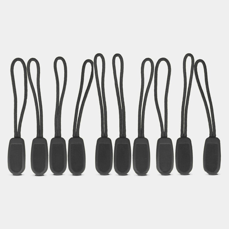 Travelon Set of 10 Zip Extensions - Premium Zipper Pulls for Luggage, Backpacks & Bags | Easy Grip Travel Accessories for Suitcases, Duffle Bags & Organizers