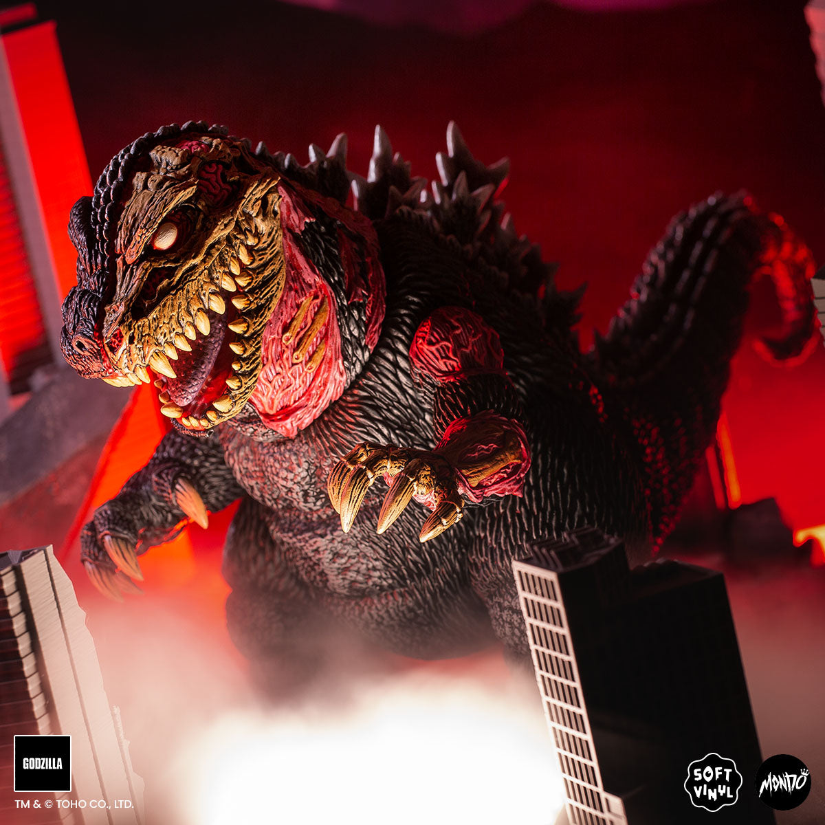 Godzilla Vinyl Designer Figure by James Groman - Premium Collectible Toy for Movie Fans & Pop Culture Enthusiasts - Perfect for Display, Gifts, and Home Decor