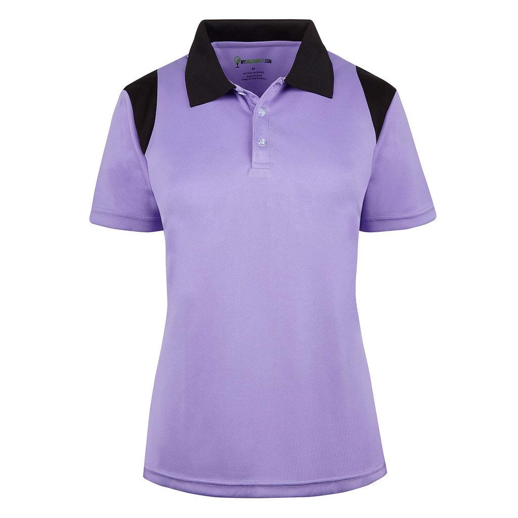 Comfortable French Cut Short Sleeve Women's Golf T-Shirt with Free Hat - Breathable Performance Top for Golfing, Tennis & Outdoor Activities