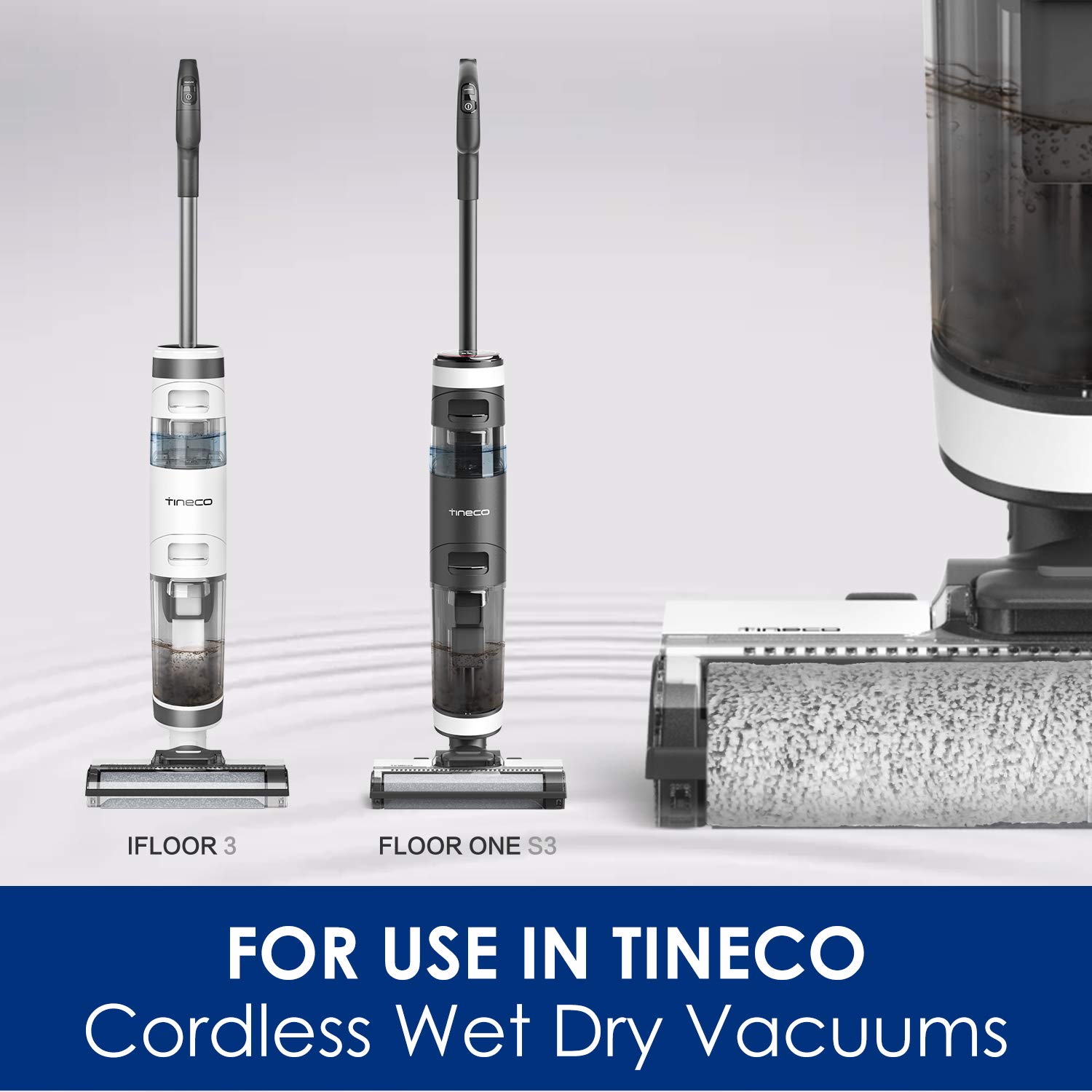 Tineco iFLOOR 3 Cordless Wet Dry Vacuum Cleaner - for Hardwood & Tile Floors