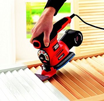 KA280K 4-in-1 Multi Sander - 220W Electric Sander with 240V Power - Sanding Machine for Woodworking, Metal Polishing & DIY Home Projects