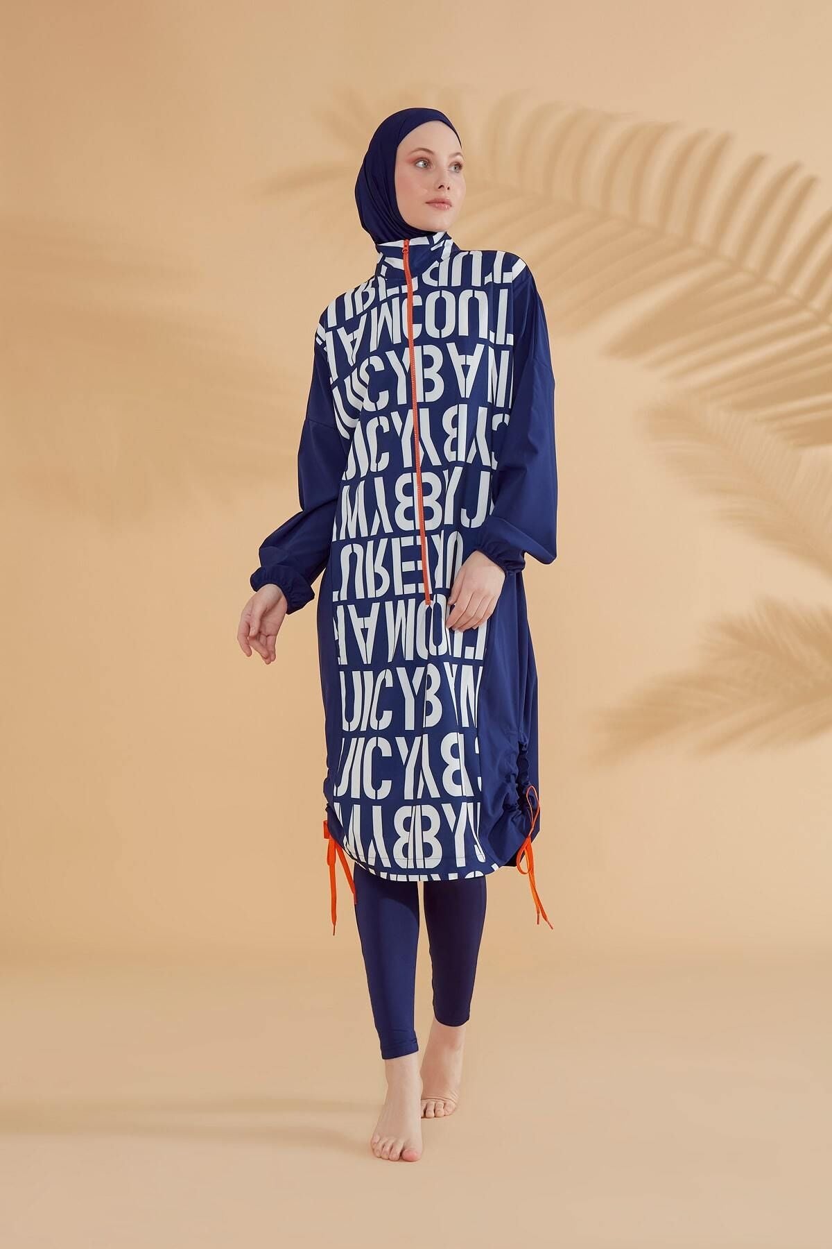 Premium Marrakesh Burkini Swimwear Set - Modest Full Coverage Islamic Swimwear for Women - Perfect for Beach, Pool & Water Sports