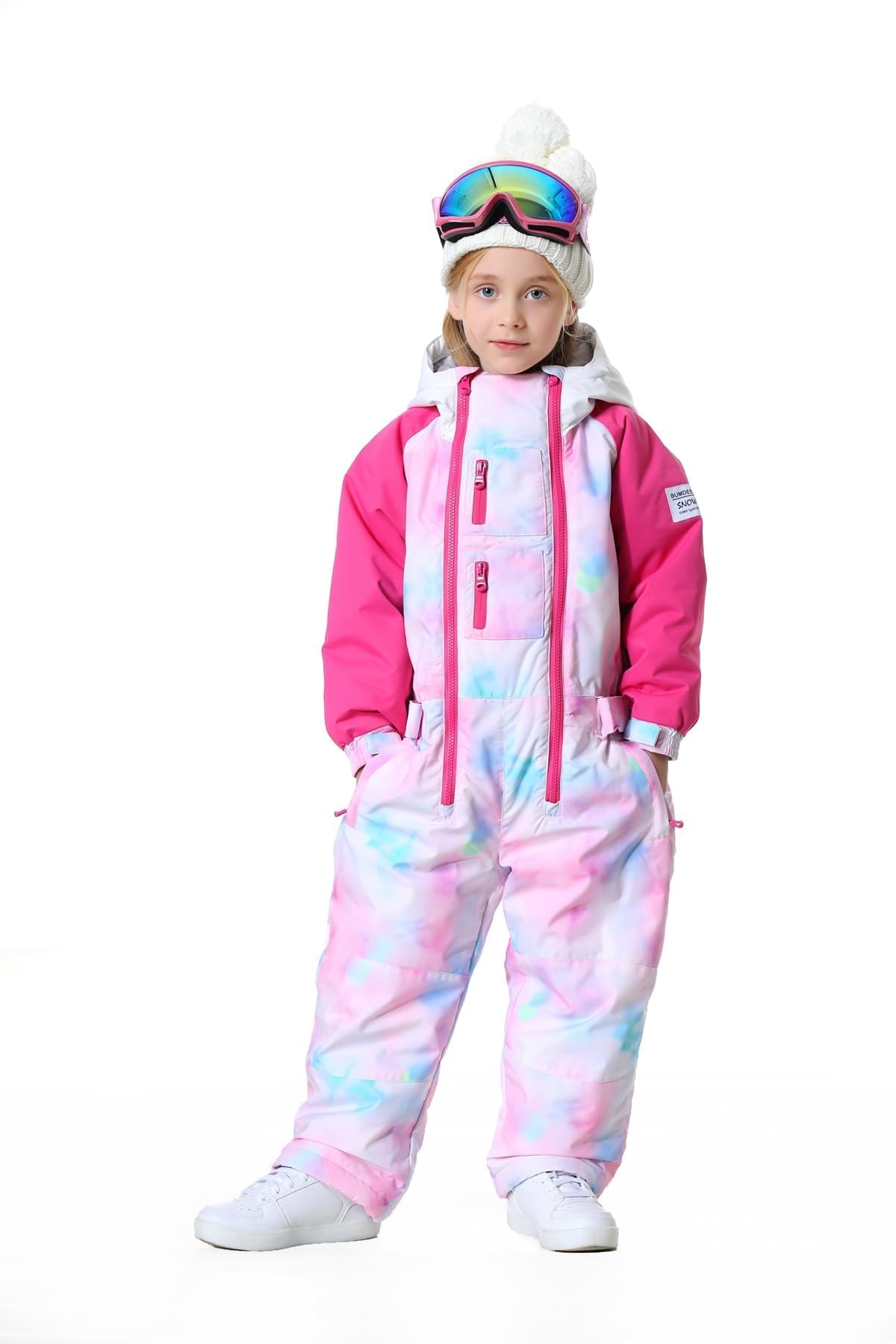 **Kids Waterproof Snowsuits for Boys & Girls - Winter Ski & Snowboard Jumpsuits - Warm One-Piece Snowsuits for Outdoor Activities**    *(Perfect for Skiing, Snowboarding, Sledding & Winter Play!)*