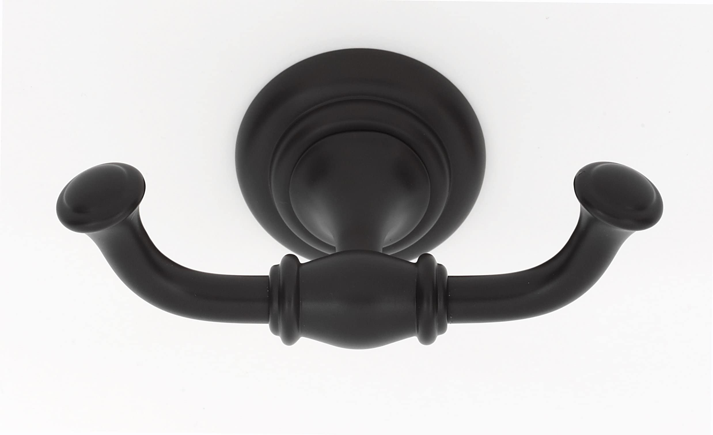 Wall Mounted Double Robe Hook in Chocolate Bronze Finish - Perfect for Bathroom, Bedroom, and Entryway Organization