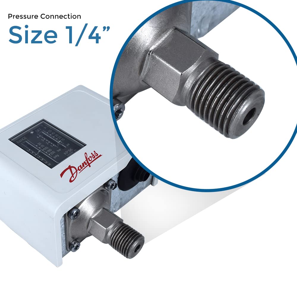 Danfoss KP36 Pressure Switch 060-110891 | New in Box | 1 Year Warranty | Fast Shipping (1-2 Weeks) | Ideal for HVAC, Refrigeration & Industrial Applications
