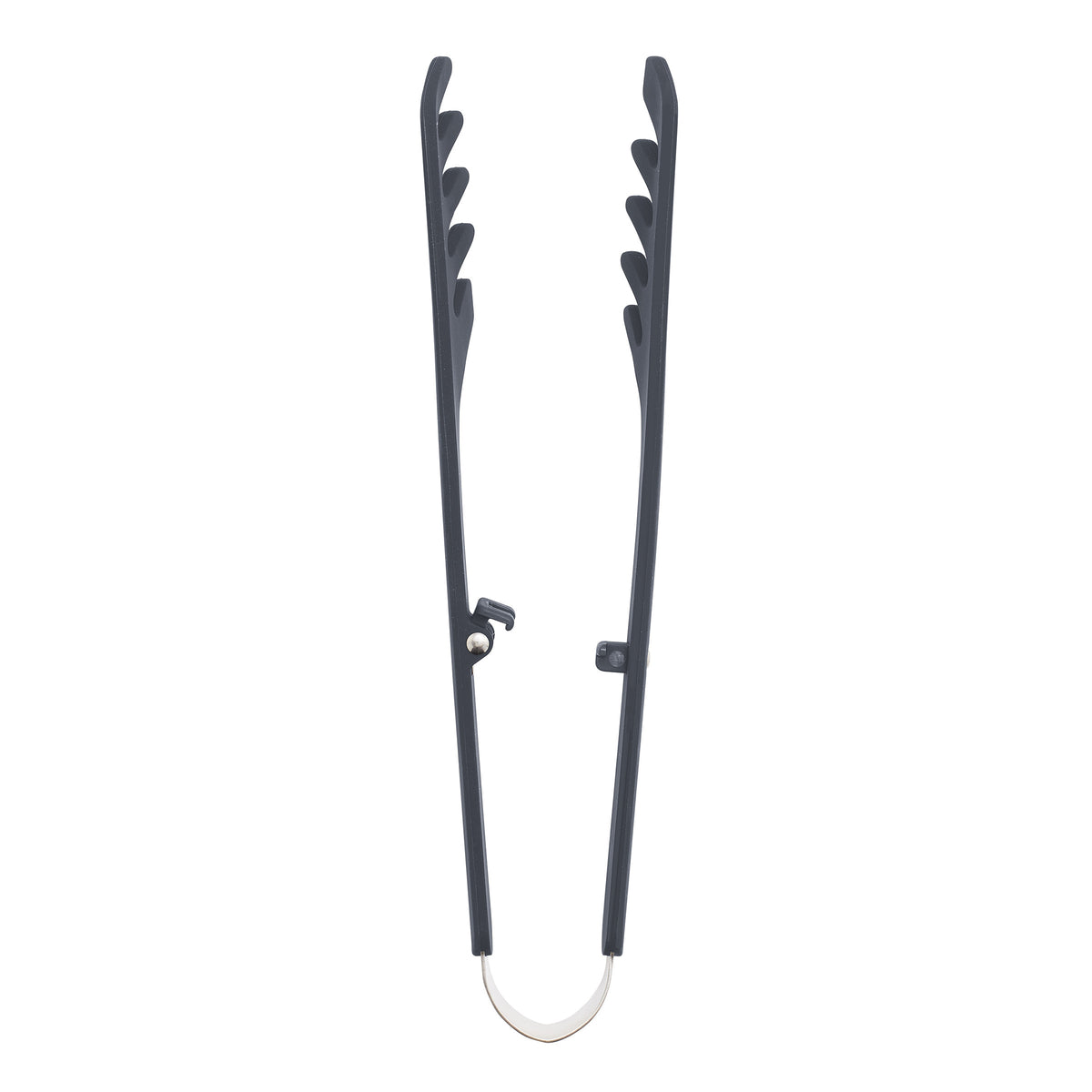 Premium Platinum Silicone Pasta Tongs - Heat Resistant Kitchen Utensil for Cooking, Serving & Salad Tossing (Gray) | Ideal for Pasta Dishes, BBQ, and Buffet Serving