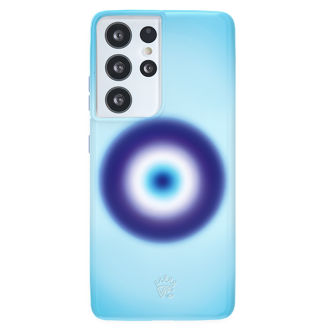 Evil Eye Protection Samsung Phone Case - Durable Anti-Scratch Cover for Galaxy S21/S22/S23 - Perfect for Travel, Work & Daily Use