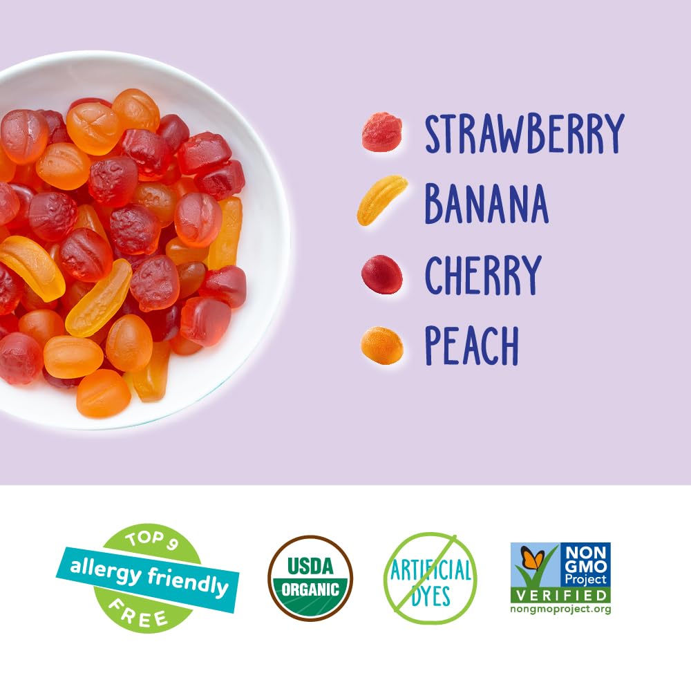 YumEarth Organic Fruit Snacks - 35 Count Pack | Gluten Free, Vegan & Non-GMO | Healthy Kids Snacks for Lunch Box, School & On-The-Go