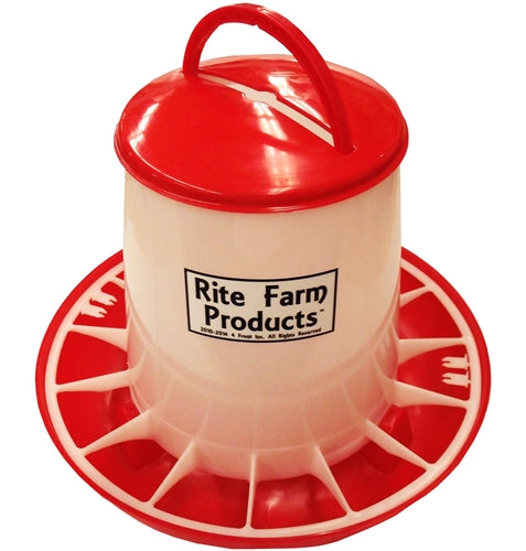 Extra Large 20LB Chicken Feeder for Poultry - Heavy Duty Galvanized Steel Farm Feeder for Hens, Ducks & Geese | Perfect for Backyard Coops, Barns & Free Range Feeding