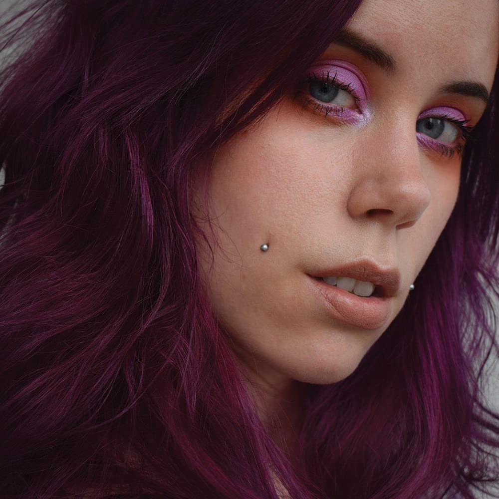 MANIC PANIC Fuschia Shock Dark Pink Semi-Permanent Hair Dye Kit with 40 Volume Bleach Developer, Clarifying Shampoo & Color-Safe Conditioner Set - Vibrant Fashion Hair Color for Parties, Cosplay & Creative Styling