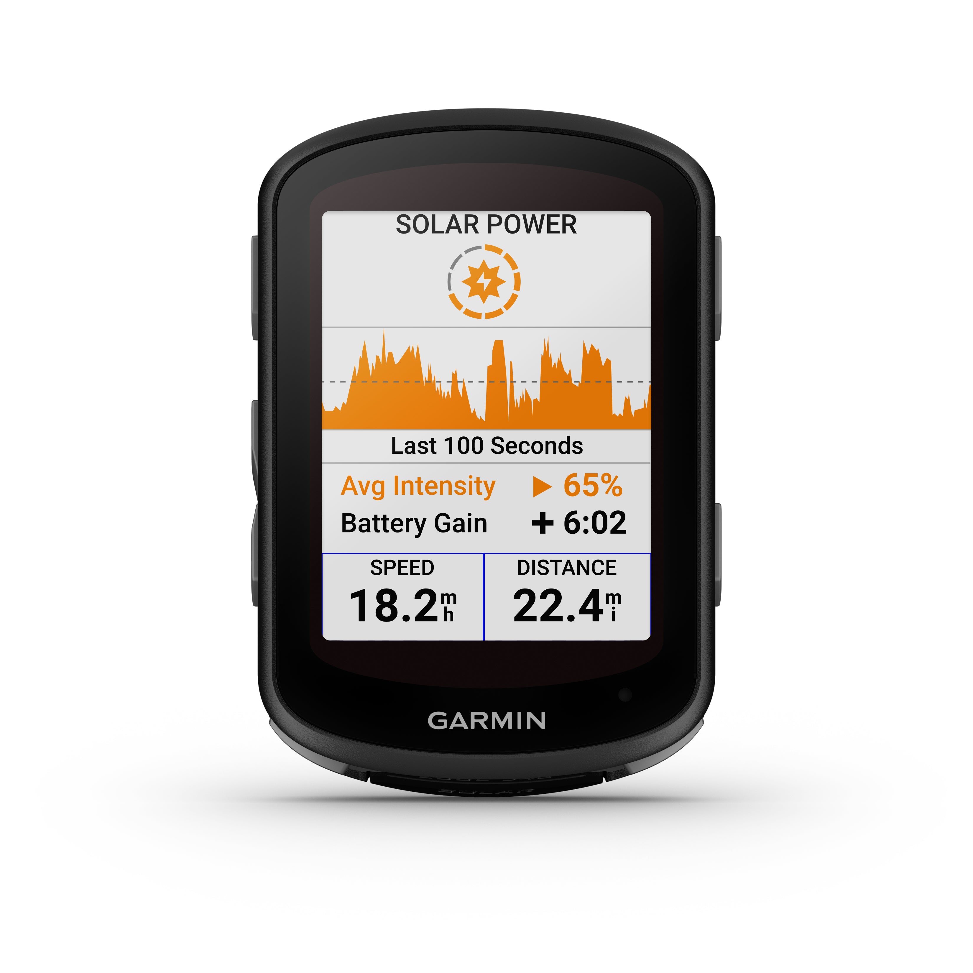 Garmin Edge 540 Solar GPS Bike Computer with Solar Charging - Advanced Cycling Performance Tracker for Road & Mountain Biking - Perfect for Training, Racing & Outdoor Adventures
